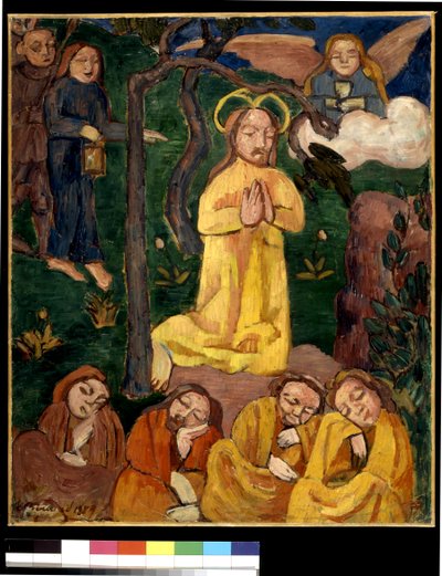 Cristo amarillo (óleo sobre lienzo) de Emile Bernard