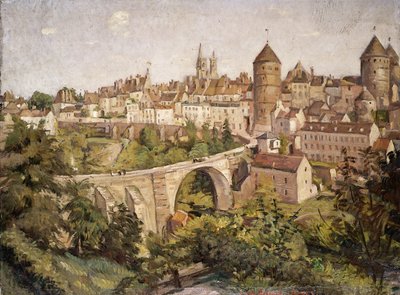 Paisaje del Yonne, 1907 de Emile Bernard