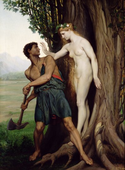 La Hamadríade, 1870 de Emile Bin
