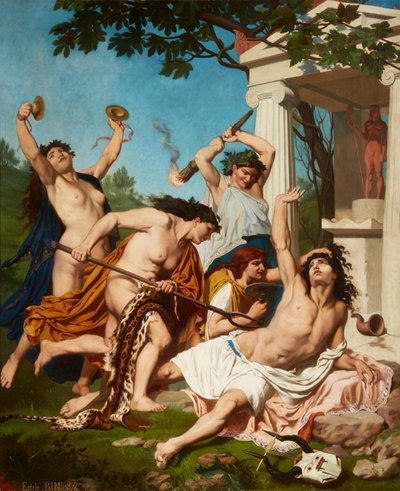 La muerte de Orfeo, de Emile Jean Baptiste Philippe Bin de Emile Bin