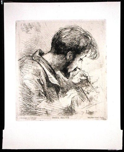 Retrato de Paul Rajon de Emile Boilvin