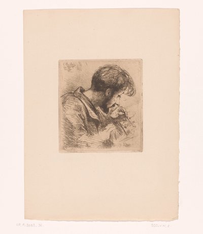 Retrato de Paul Adolphe Rajon de Emile Boilvin