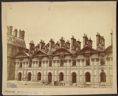 Les Tuileries y ruinas de Emile Bondonneau