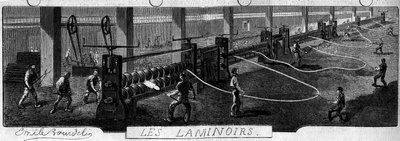 Forges de la Franche Comte: laminadores. Fábrica de Fraisans, Jura (39) de Emile Bourdelin