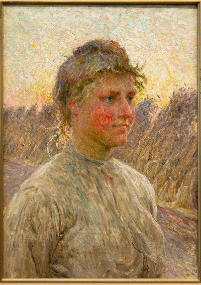 Joven campesina de Emile Claus
