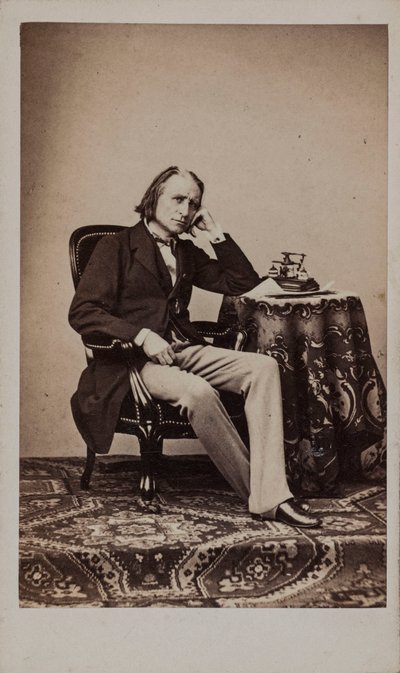 Retrato del Compositor Franz Liszt 1811-1886 de Emile Desmaisons