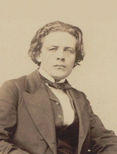Retrato del compositor Antón Rubinstein 1829-1894, ca. 1860-1870 de Emile Desmaisons
