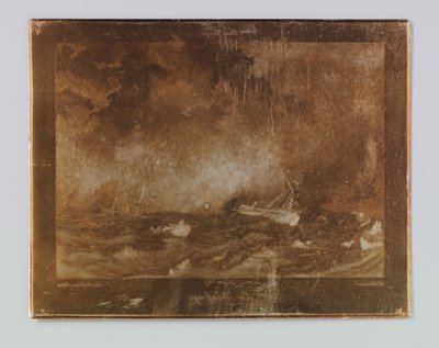 Naufragio Le Naufrage de Emile Frédéric Salmon (signed by artist)