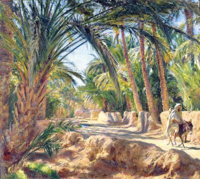 En el camino a Biskra de Emile Friant