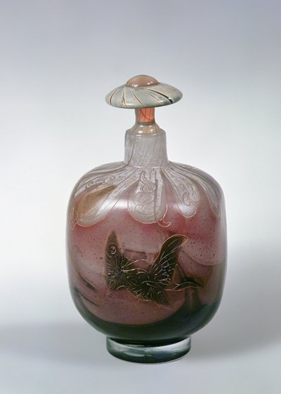 Botella y tapón, c.1900 de Emile Galle