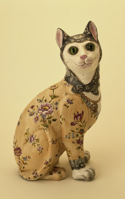 Figura de un gato de Emile Galle