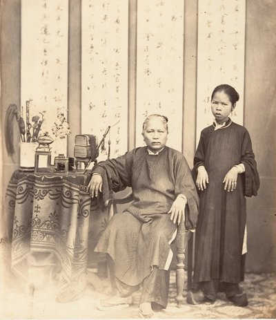 Mujeres anamitas, Cochinchina de Emile Gsell
