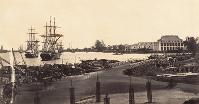 Vista del Establecimiento de las Mensajerías Imperiales, 1866 de Emile Gsell