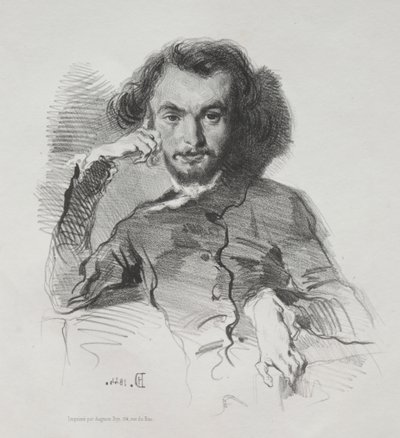 Charles Pierre Baudelaire, 1844 de Emile Isidore Deroy