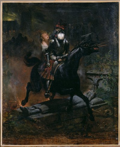 Balada de Leonore, 1839 de Emile Jean Horace Vernet