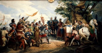 Batalla de Bouvines, 27 de julio de 1214, 1827 de Emile Jean Horace Vernet