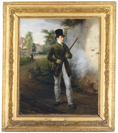 Gabriel Delessert en traje de rodaje de Emile Jean Horace Vernet