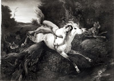 Mazeppa, 1826 de Emile Jean Horace Vernet