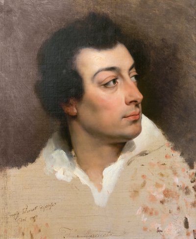 Retrato de Filippo Agricola, hacia 1820 (óleo sobre lienzo) de Emile Jean Horace Vernet