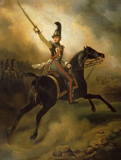 Retrato de Friedrich Heinrich (1584-1647) 1830 de Emile Jean Horace Vernet