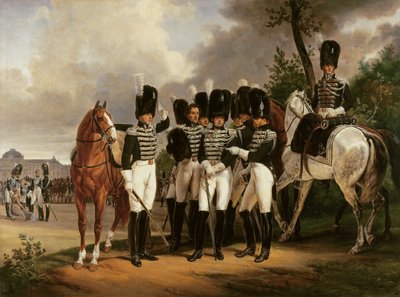 Retrato del General Marqués de Talhout-Roy de Emile Jean Horace Vernet