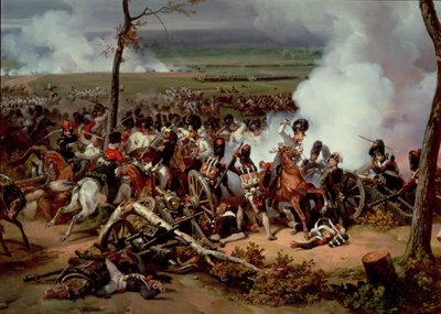La Batalla de Hanau, 1813 (detalle) de Emile Jean Horace Vernet