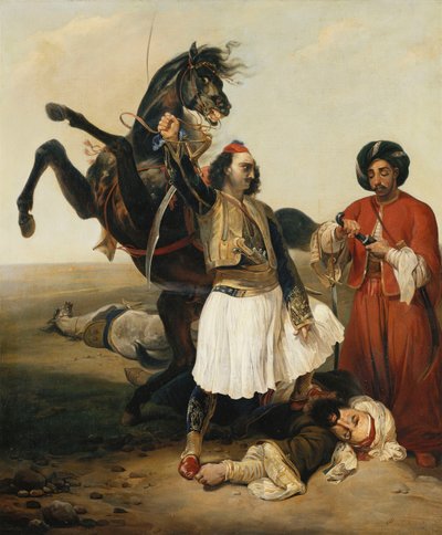 El Giaour, Conquistador de Hassan de Emile Jean Horace Vernet