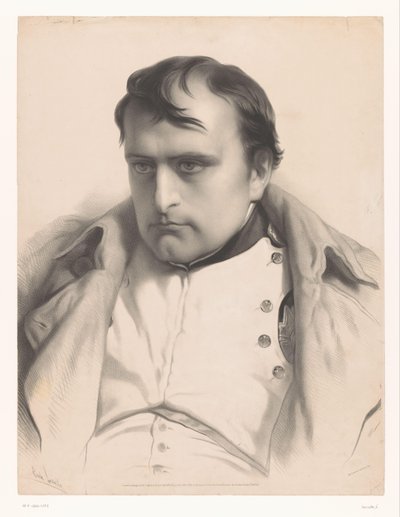 Retrato de Napoleón I Estudios de artistas seleccionados (título de la serie) Etudes choisies (título de la serie) de Emile Lassalle