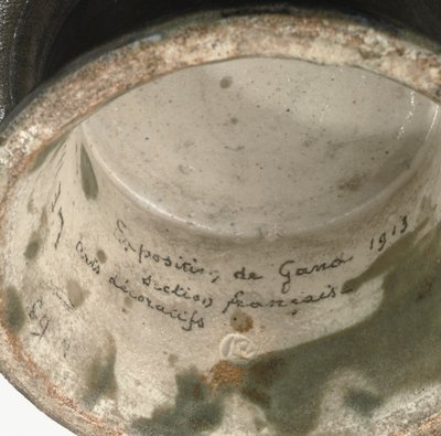 Cuenco, Exposición de Gante (detalle) de Emile Lenoble