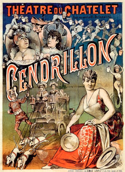 "Cenicienta o la zapatilla maravillosa", teatro du Chatelet, París de Emile Levy
