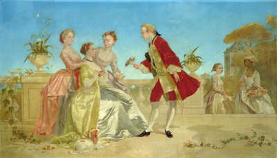 Una Visita a su Prometida de Emile Loubon