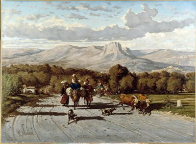 La ruta de Niza a Antibes de Emile Loubon
