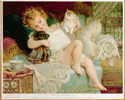 Compañeros de juego, del Pears Annual, 1903 de Emile Munier
