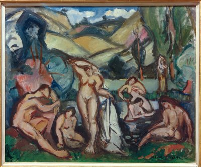 Mujeres bañándose de Emile Othon Friesz