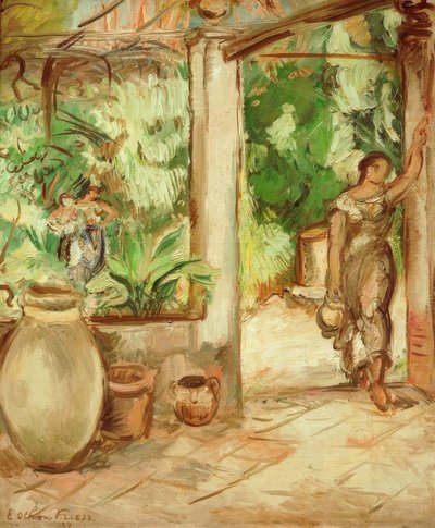 Mujer con jarra de Emile Othon Friesz
