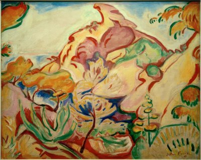 Paisaje en La Ciotat (Le Bec de l’Aigle) de Emile Othon Friesz