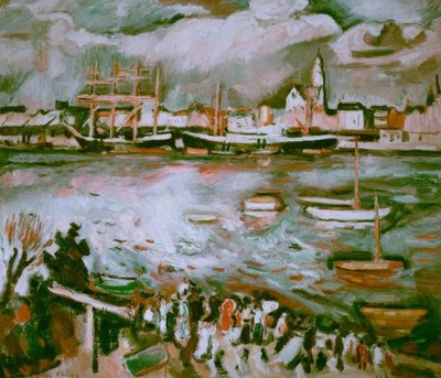 Puerto de Amberes de Emile Othon Friesz