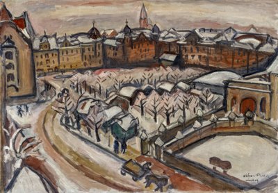 Nieve en Múnich de Emile Othon Friesz