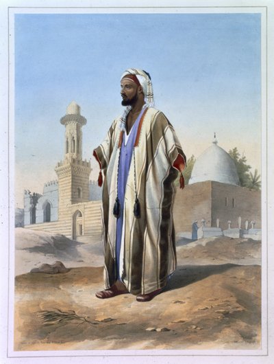 Fellah vestido con el Haba, ilustración de 