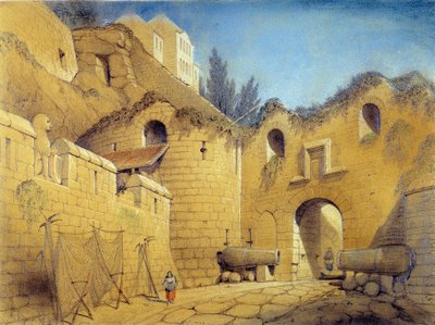 Mont St Michel de Emile Sagot - colección del Museo de Avranches de Emile Sagot