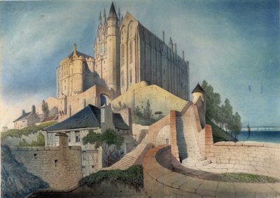 La abadía del Mont Saint Michel - por Emile Sagot, Museo de Avranches de Emile Sagot