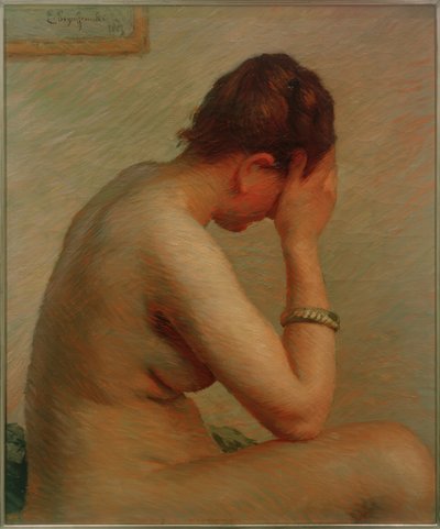Desnudo apoyado de Emile Schuffenecker
