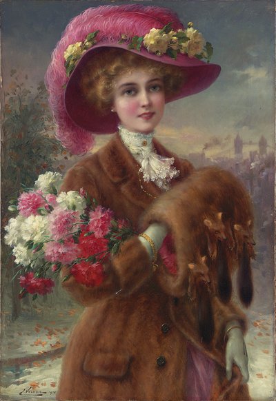 Belleza de invierno, 1910 de Emile Vernon