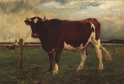 Estudio de una vaca, 1870-90 de Emile van Marcke de Lummen