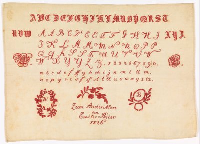 Muestrario de Emilie Beier