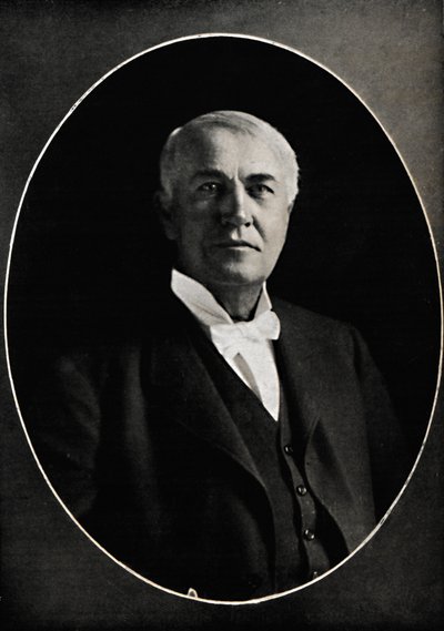 Thomas Edison, el Mago del Oeste, c1880s, 1914 de Emilie Bieber
