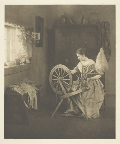 Hilado, c. 1898 de Emilie V. Clarkson
