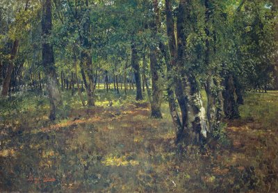 Bosque, por Emilio Borsa (1857-1931) de Emilio Borsa
