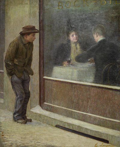 Reflexiones de un hombre hambriento o contrastes sociales, 1894 de Emilio Longoni