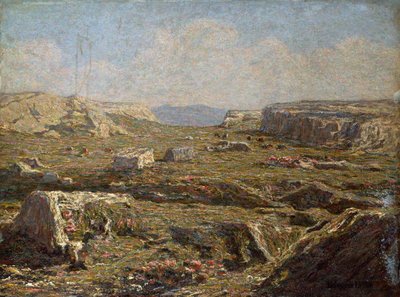 Paisaje rocoso de Emilio Longoni